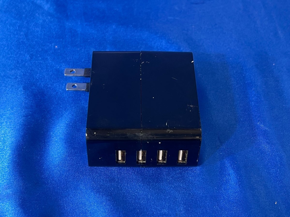 4117-2【ELECOM / エレコム】ACアダプタ式充電器　４個口　型番：SYS1509-2005-W2J　※送料無料