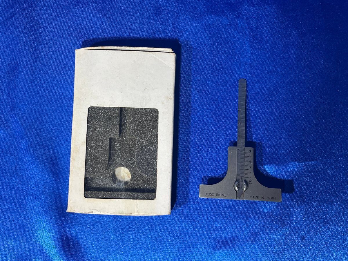 4240-7【FUJI TOOL / フジツール】ミニデップスゲージ　型番：50M　※送料無料