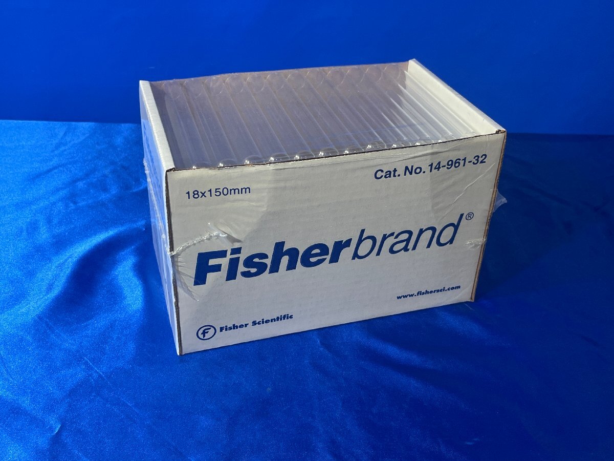 3349-1【Fisher Scientific】直口ホウケイ酸ガラスチューブ　φ18×150mm　※新品　