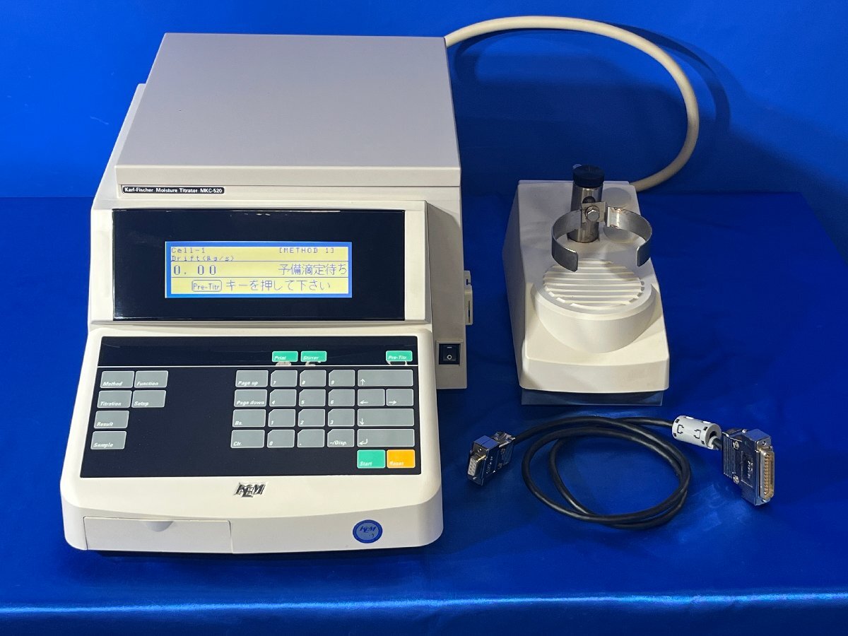 120【京都電子工業】カールフィッシャー水分計（電量法）　型番：MKC-520