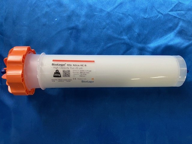 3137-7【Biotage】Flash用プレパックドカラムBiotage Sfar　型番：Silica HCD High Capacity Duo 20μm