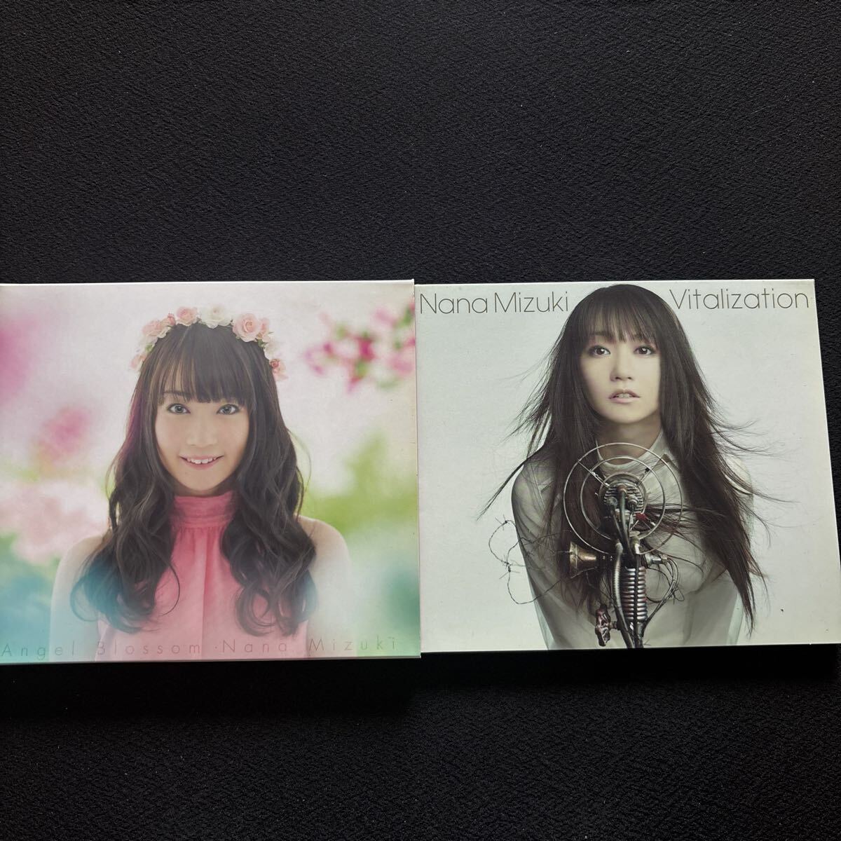 7567【2枚セット】水樹奈々 / Angel Blossom・Vitalization / 初回限定盤BD付 /