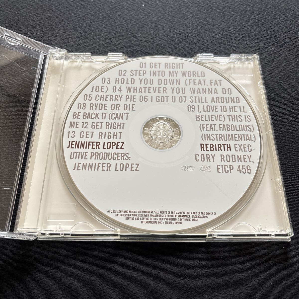 8415 JENNIFER LOPEZ ジェニファー・ロペス / REBIRTH / 国内盤 GET RIGHT収録 /