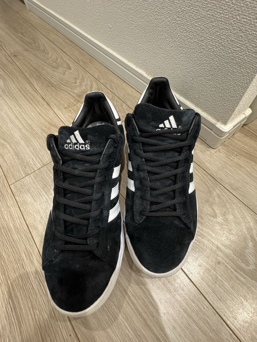★【us12】adidas CAMPUS SUPREME 30cm★ブラック キャンパス シュプリーム 黒 スニーカー black