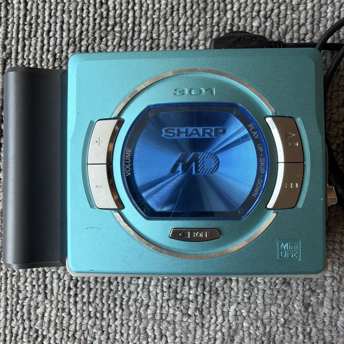 SHARP MDプレーヤー SS301-A ブルー ポータブルMD
