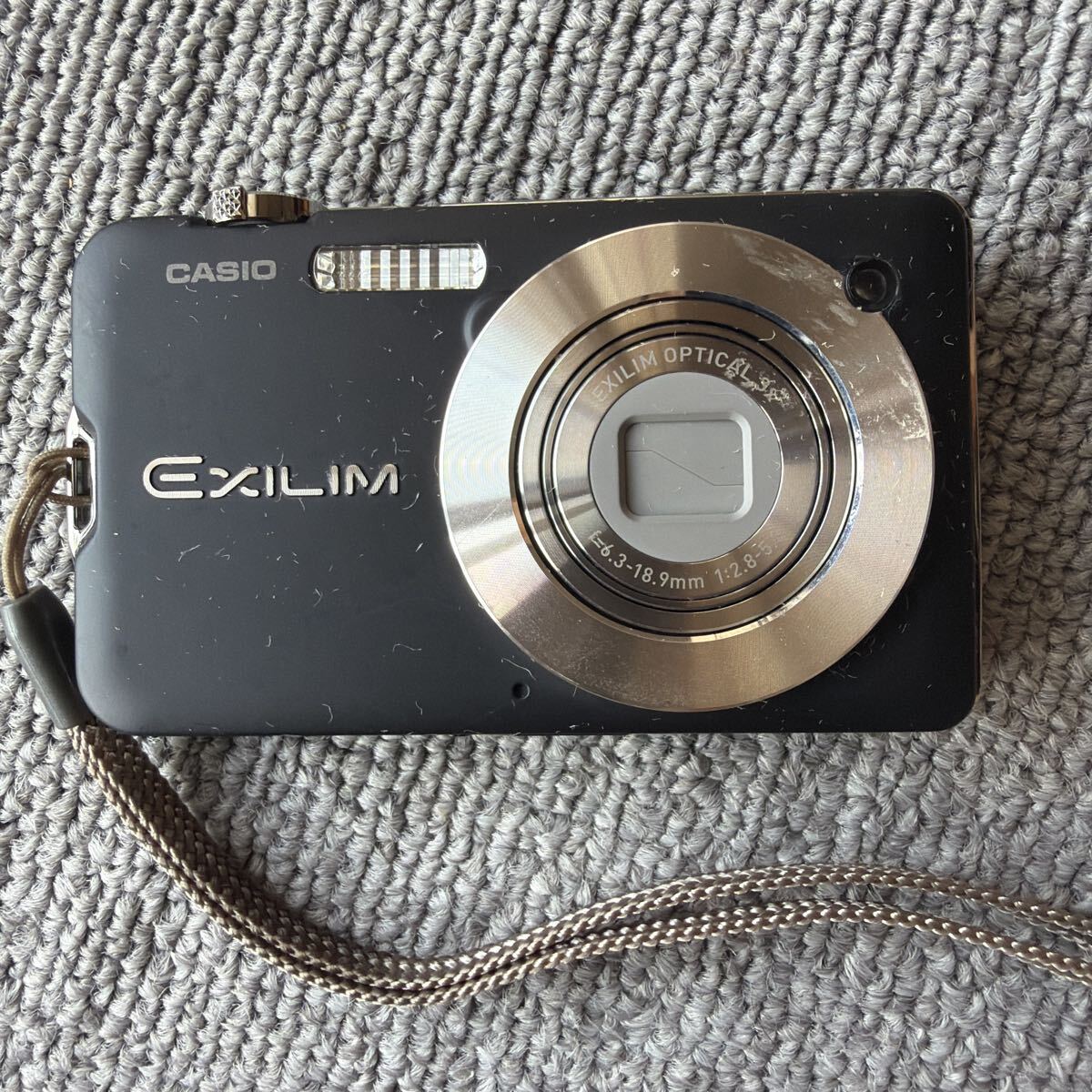 CASIO EXILIM コンパクトデジタルカメラ ブラック エクシリム カシオ