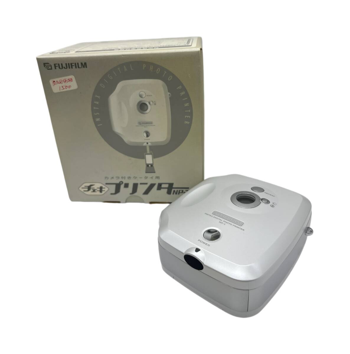 富士フイルム チェキプリンタ NP-1 パールホワイト 箱 説明書 付属 FUJIFILM INSTAX DIGITAL PHOTO PRINTER