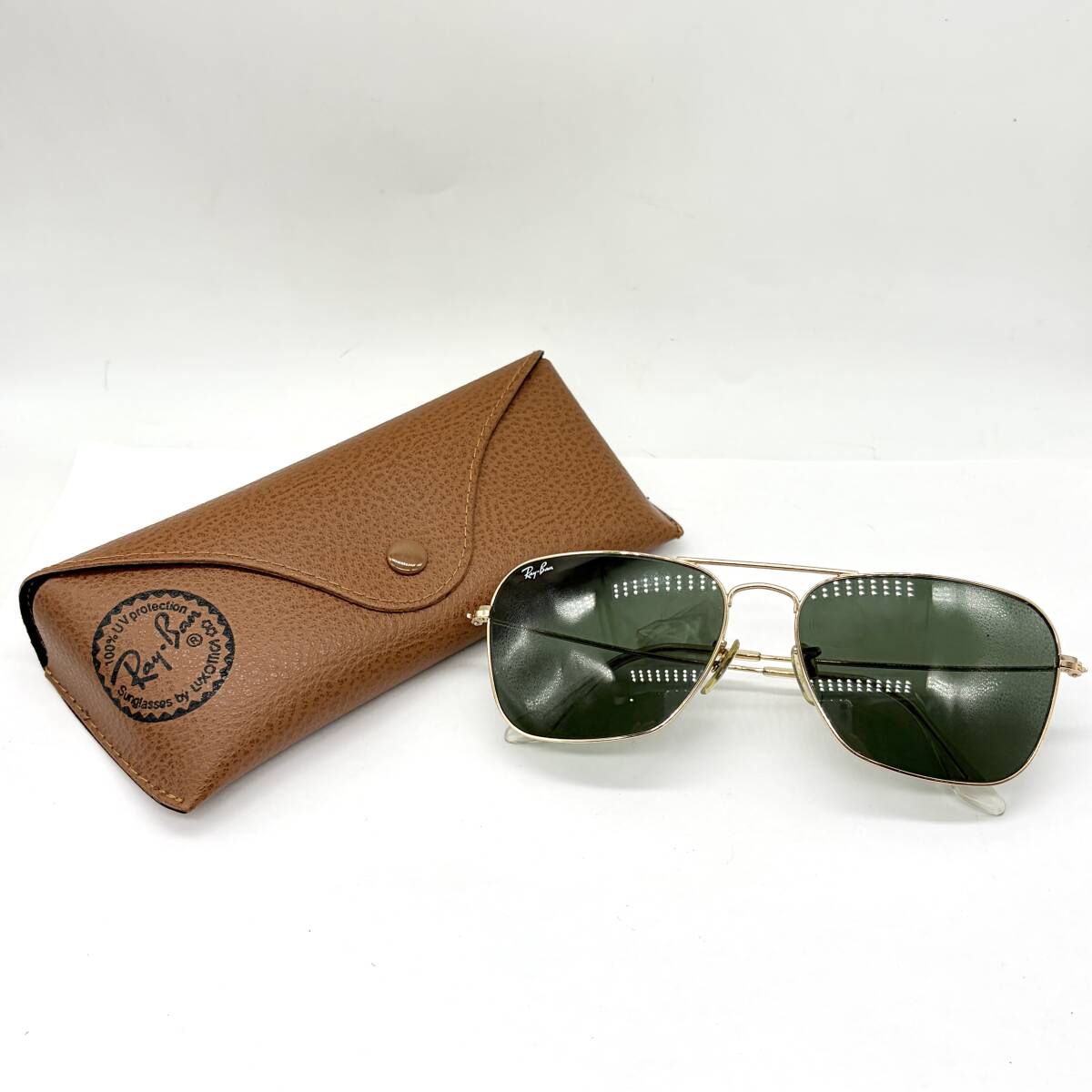 【ケース付】レイバン Ray-Ban サングラス CARAVAN キャラバン RB3136 001 58mm