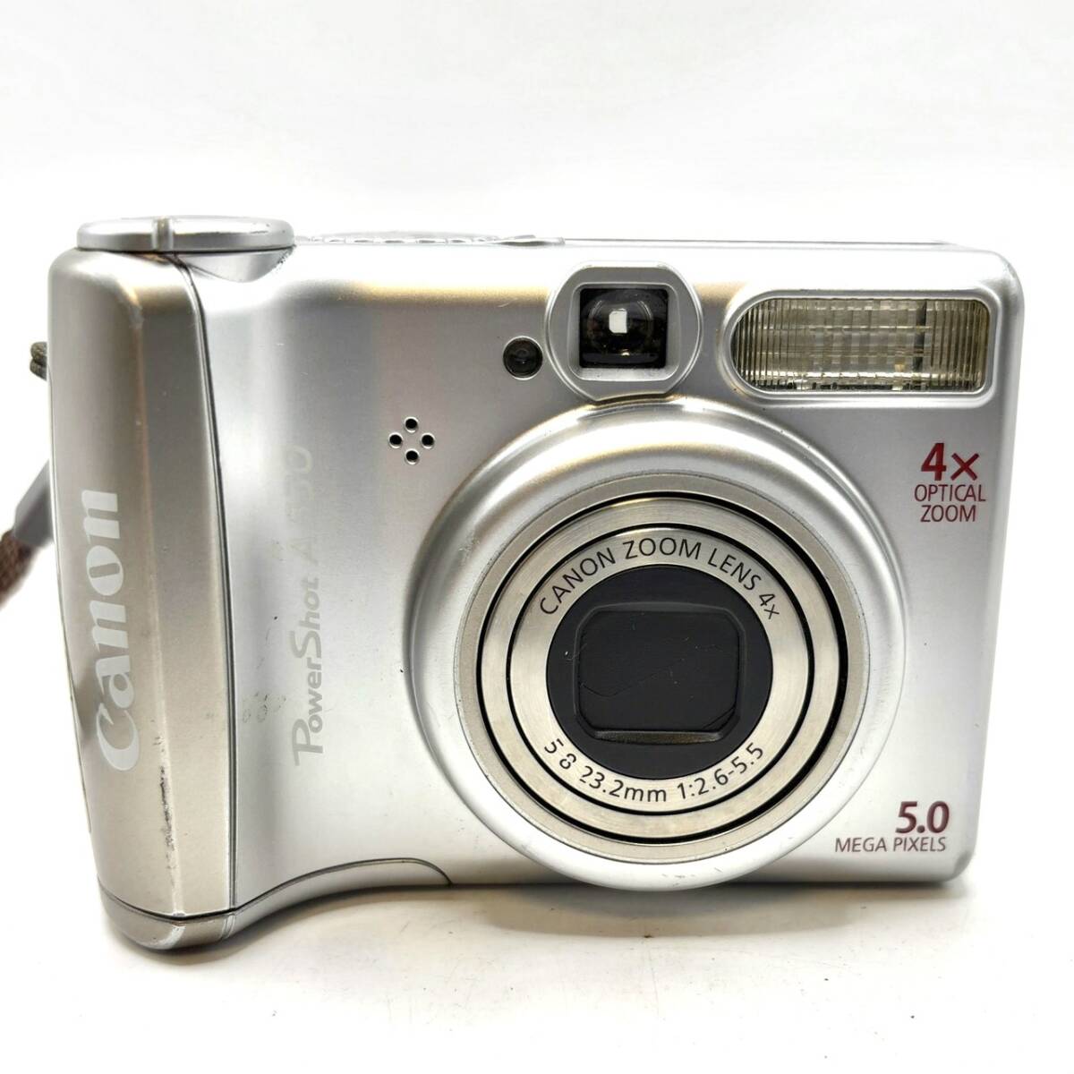 Canon PowerShot A530 キャノン パワーショット デジタルカメラ デジカメ シルバー 乾電池式 通電確認済 A232