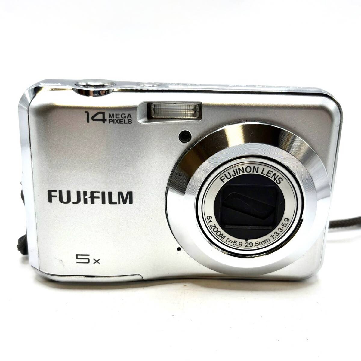 FUJIFILM FinePix AX300 5x コンパクトデジタルカメラ デジタルカメラ デジカメ シルバー 乾電池式 通電確認済 A233