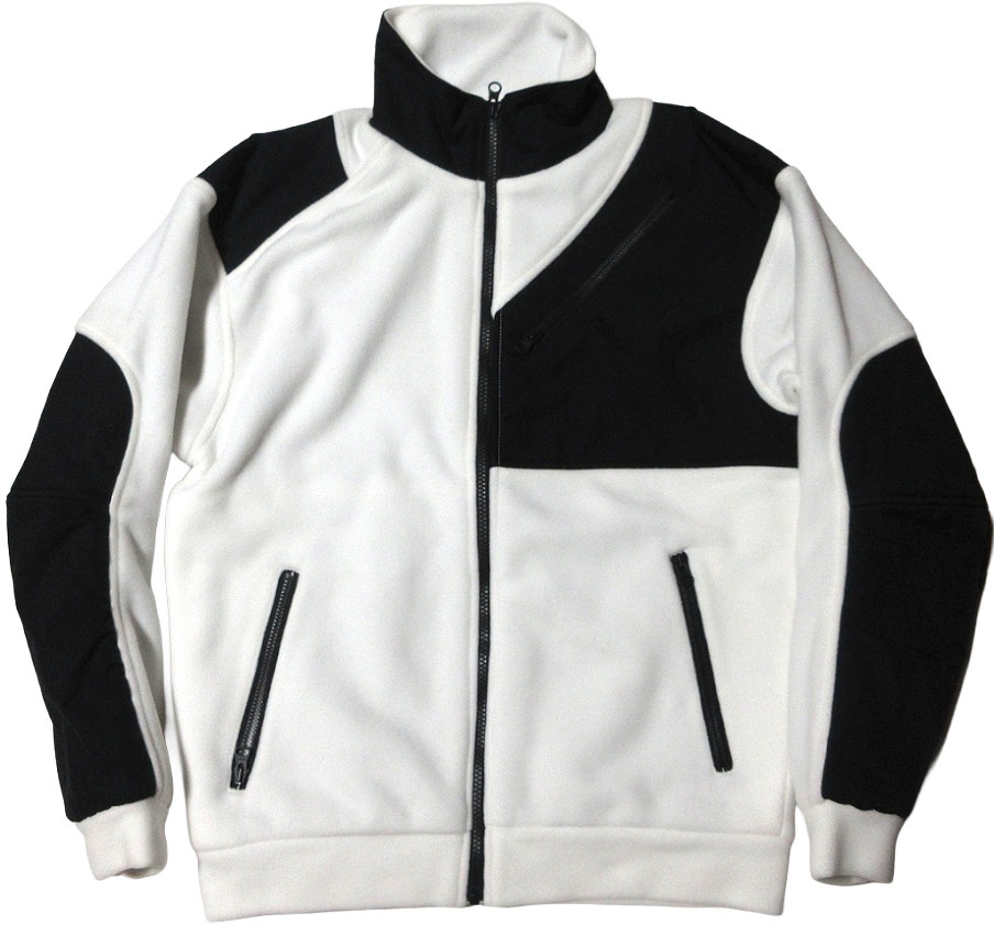 マーモット 90’ フリースジャケット Sサイズ ホワイト ブラック TOUQJL39 MARMOT