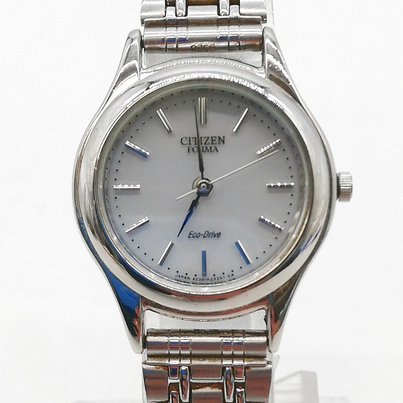 稼動品 CITIZEN シチズン A234-H14185 Eco-Drive エコドライブ レディース腕時計 女性用 シルバー 純正ベルト 58-46