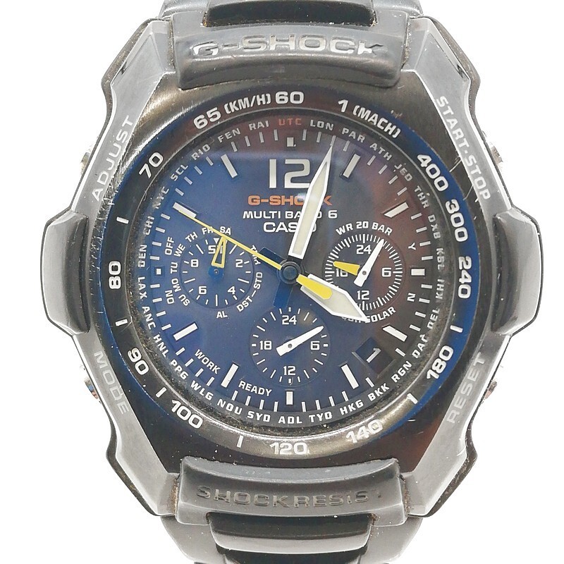 稼動品 CASIO カシオ G-SHOCK GW-2000BD クォーツ メンズ 腕時計 マルチバンド6 タフソーラー アナログウォッチ 純正ブレス 58-54