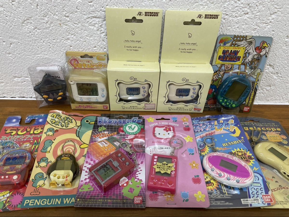 【RGMMI.0810A】★１円スタート★レトロゲーム11個まとめ デジタルモンスター/ハローキティ/てくてくモンスター等 BANDAI 平成 動作未確認