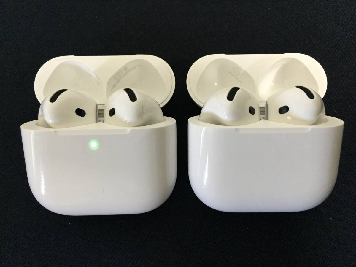 ☆Apple AirPods アップル エアポッズ 第4世代 A3059/A3056/A3055 ワイヤレスイヤホン 2個まとめ☆