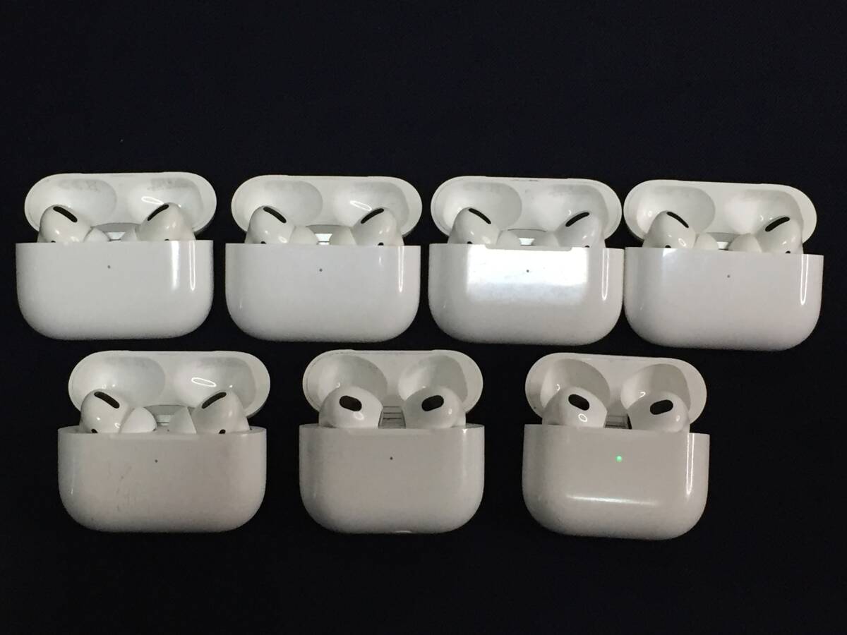 ☆Apple AirPods アップル エアポッズ A2190・イヤフォン A2083/A2084 ☆A2566・イヤフォン A2564/A2565　7個まとめセット ジャンク☆