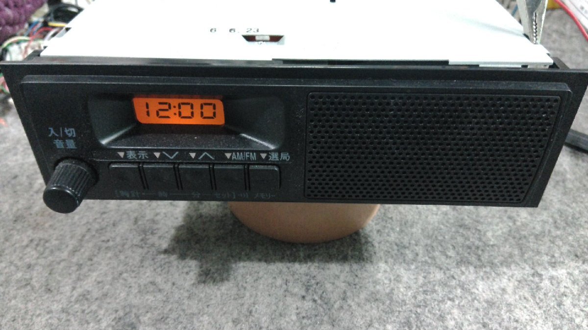 ☆ スズキ　純正　1DIN　AM / FM ラジオ　39101-82M11　スピーカー内蔵　⑤ ☆