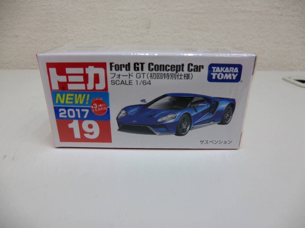玩具祭 トミカ ミニカー 19 フォード GT 初回特別仕様 SCALE 1/64 青 ブルー 未使用 車 自動車 TAKARA TOMY Ford ベトナム産 自宅保管品