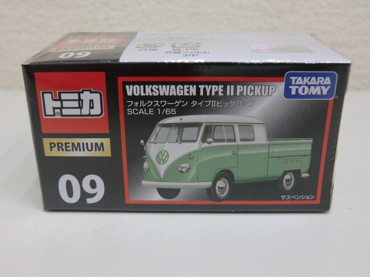 玩具祭 トミカプレミアム ミニカー 9 フォルクスワーゲン タイプⅡピックアップ SCALE 1/65 未使用 未開封 緑 グリーン TAKARA TOMY 車