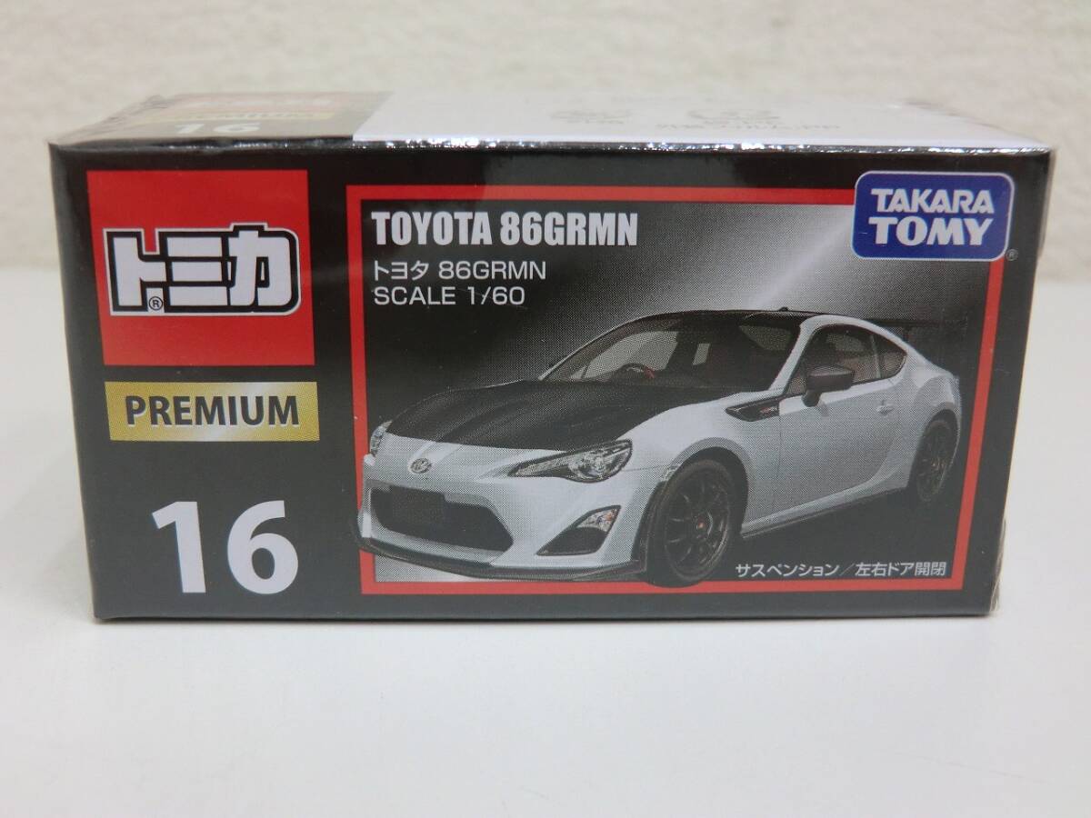 玩具祭 トミカプレミアム ミニカー 16 トヨタ 86GRMN SCALE 1/60 未使用 未開封 白 ホワイト TAKARA TOMY 車 自動車