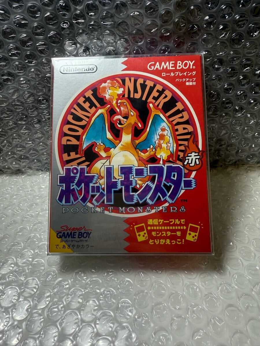 未開封 ポケットモンスター 赤 ゲームボーイ GAMEBOY GB 任天堂