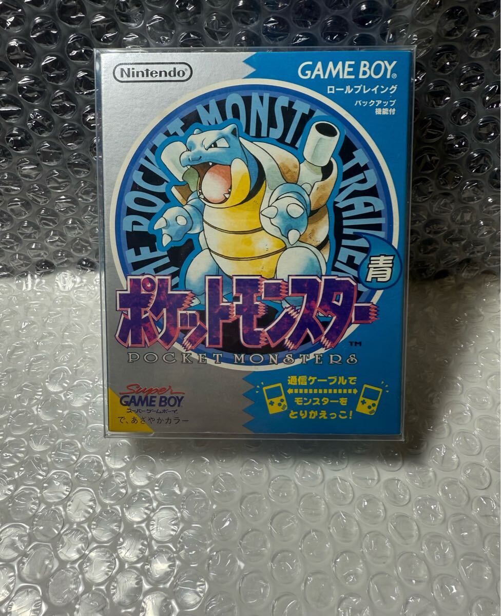 未開封 ポケットモンスター 青 ゲームボーイ 任天堂 GB Blue