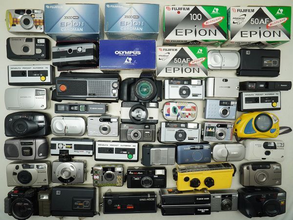 ★フイルムカメラなど★FUJIFILM/OLYMPUS/MINOLTA/Canon/Kodak/KONICA/FUJI/ 等 計:50点まとめ【ジャンク品】32797