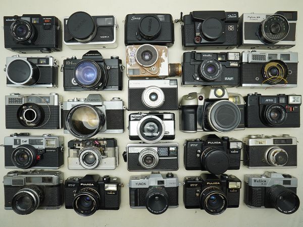 ★レンジファインダーなど★TOPCON/Canon/FUJICA/OLYMPUS/YASHICA/minolta/Welica/ 等 計:26点まとめ【ジャンク品】32796