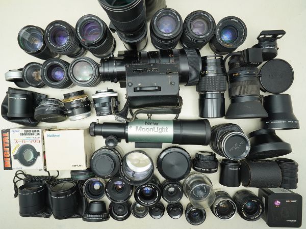 ★MFレンズなど★SIGMA/Topman/Tokina/OLYMPUS/RICOH/FUJI/TAMRON/ 等 計:45点まとめ【ジャンク品】32793