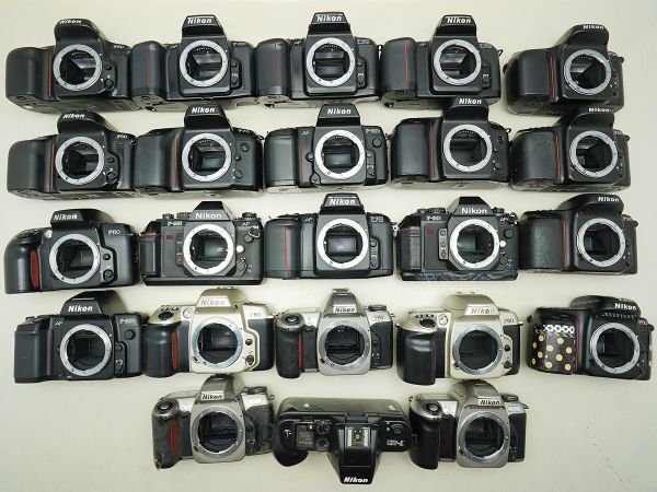 ★ニコン AF一眼など★F-401/F-801s/F70/F65/F-501/F-601/F60/ 等 計:23点まとめ【ジャンク品】32787