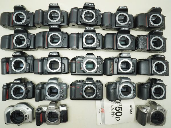 ★ニコン AF一眼など★F90/F80/F70/F50/F-501/F-601/PRONEA 600i/ 等 計:23点まとめ【ジャンク品】32786