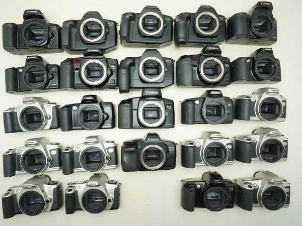 ★キヤノン AF一眼など★EOS 100/850QD/620/630/650/1000QD/KissⅢ/ 等 計:24点まとめ【ジャンク品】32781