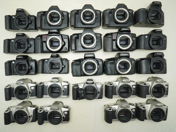 ★キヤノン AF一眼など★EOS 620/630/650/10QD/750QD/1000QD/Kiss/ 等 計:24点まとめ【ジャンク品】32780