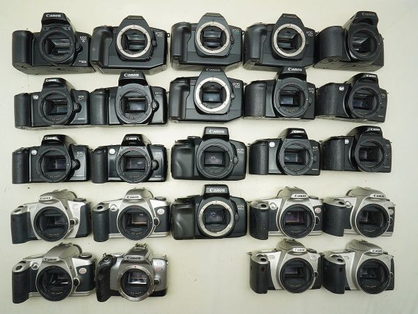 ★キヤノン AF一眼など★EOS 750QD/700QD/1000 S/1000QD/630/650/Kiss7/ 等 計:24点まとめ【ジャンク品】32779
