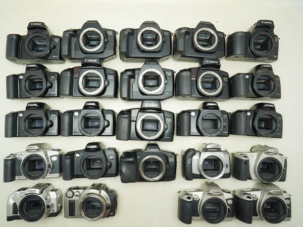 ★キヤノン AF一眼など★EOS 100QD/630/650/1000 S/850QD/IXE/IX50/ 等 計:24点まとめ【ジャンク品】32776