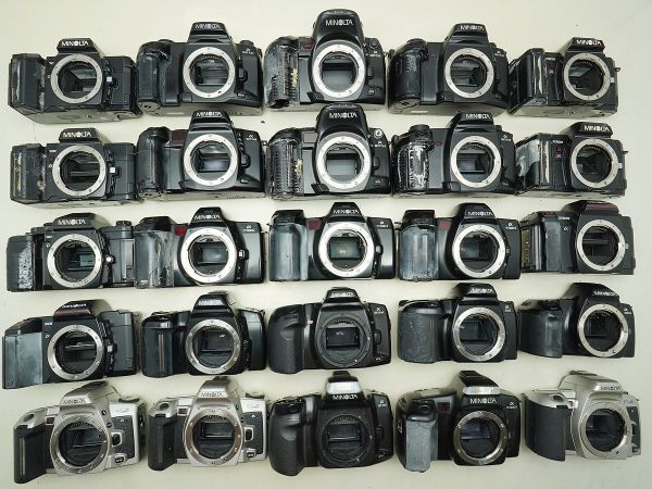 ★ミノルタ AF一眼など★α5000/α7000/α9000/707si/807si/505si/7700i/ 等 計:25点まとめ【ジャンク品】32774