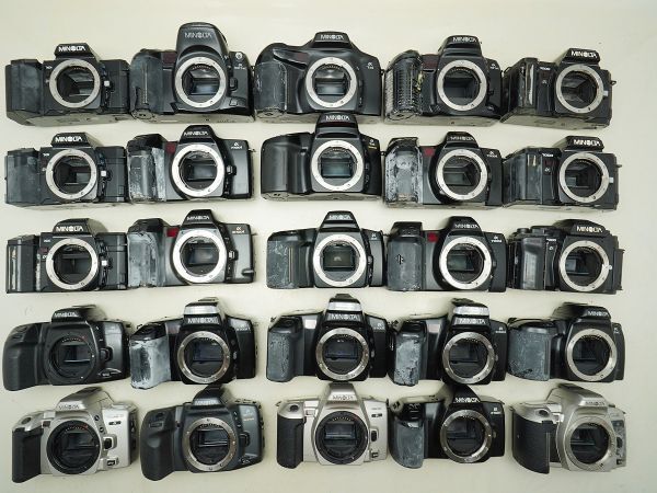 ★ミノルタ AF一眼など★α9000/7000/7xi/5xi/3xi/7700i/8700i/ 等 計:25点まとめ【ジャンク品】32772