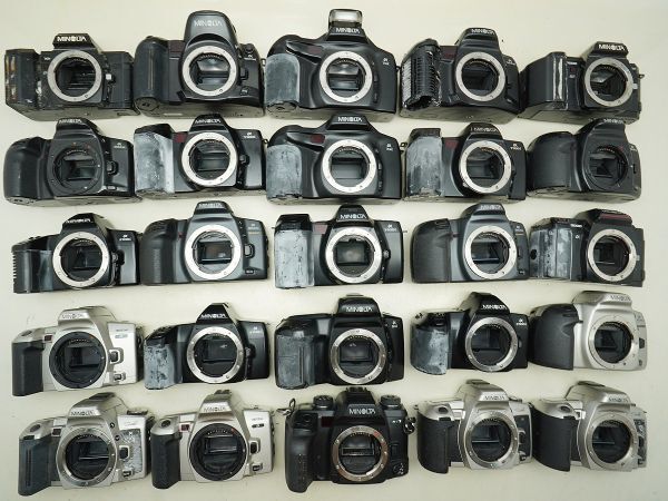 ★ミノルタ AF一眼など★α-7/α7000/807si/7xi/5xi/sweet/α5000/ 等 計:25点まとめ【ジャンク品】32770