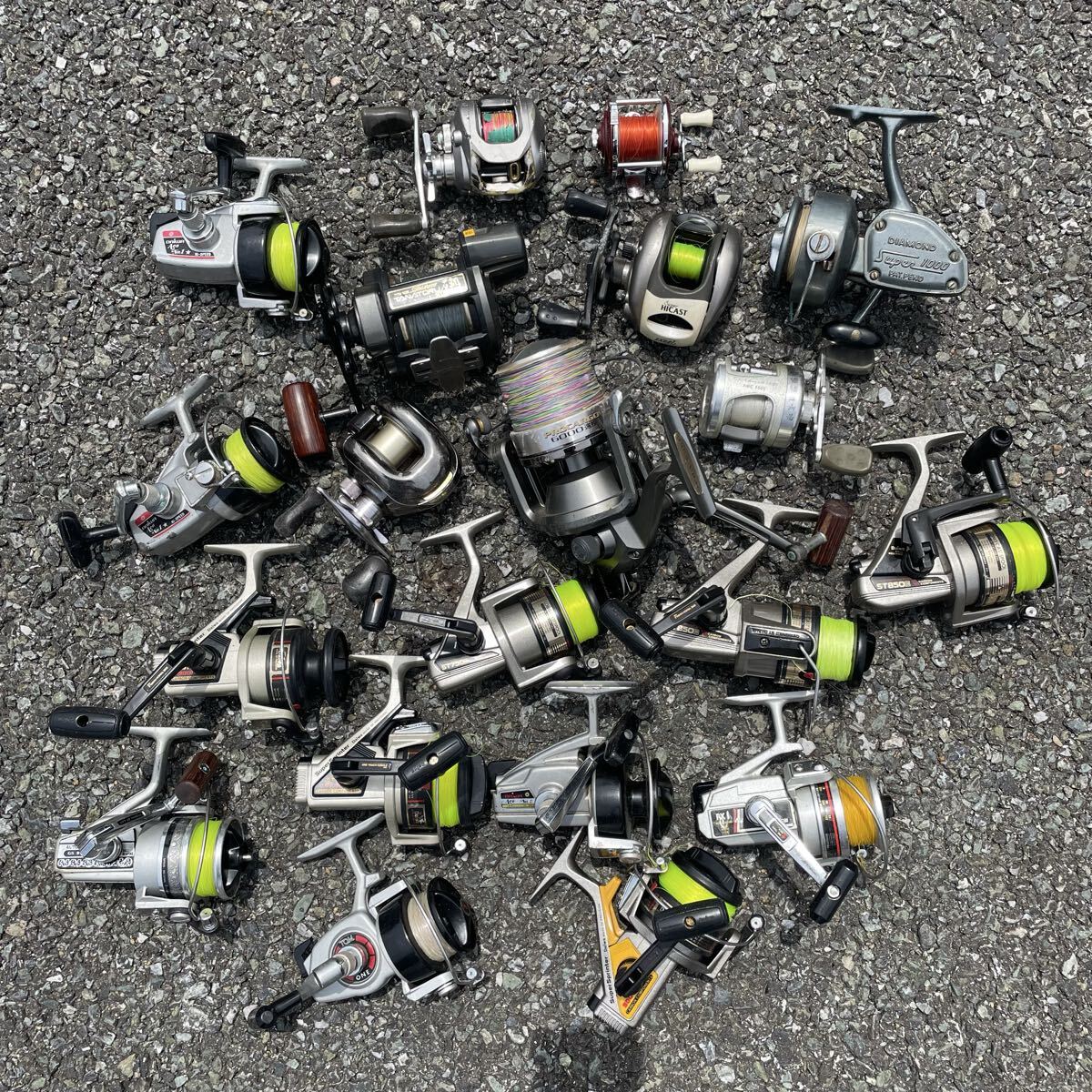 Daiwa ダイワ SHIMANO シマノ 他 リール まとめ売り 20 個 釣具 フィッシング 海釣 川釣