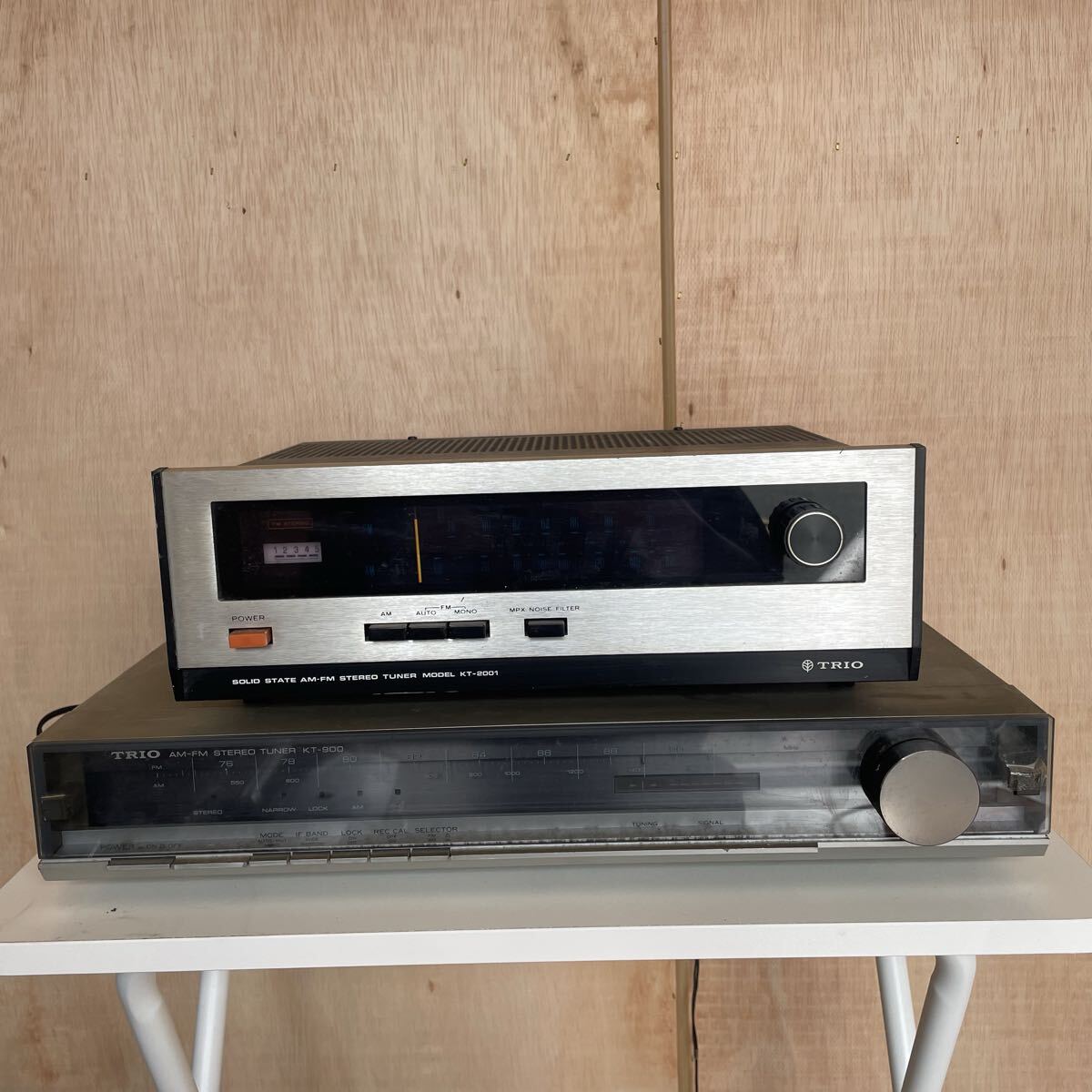 TRIO トリオ KT-2001 KT-900 AM-FM STEREO TUNER ステレオチューナー JVC ケンウッド