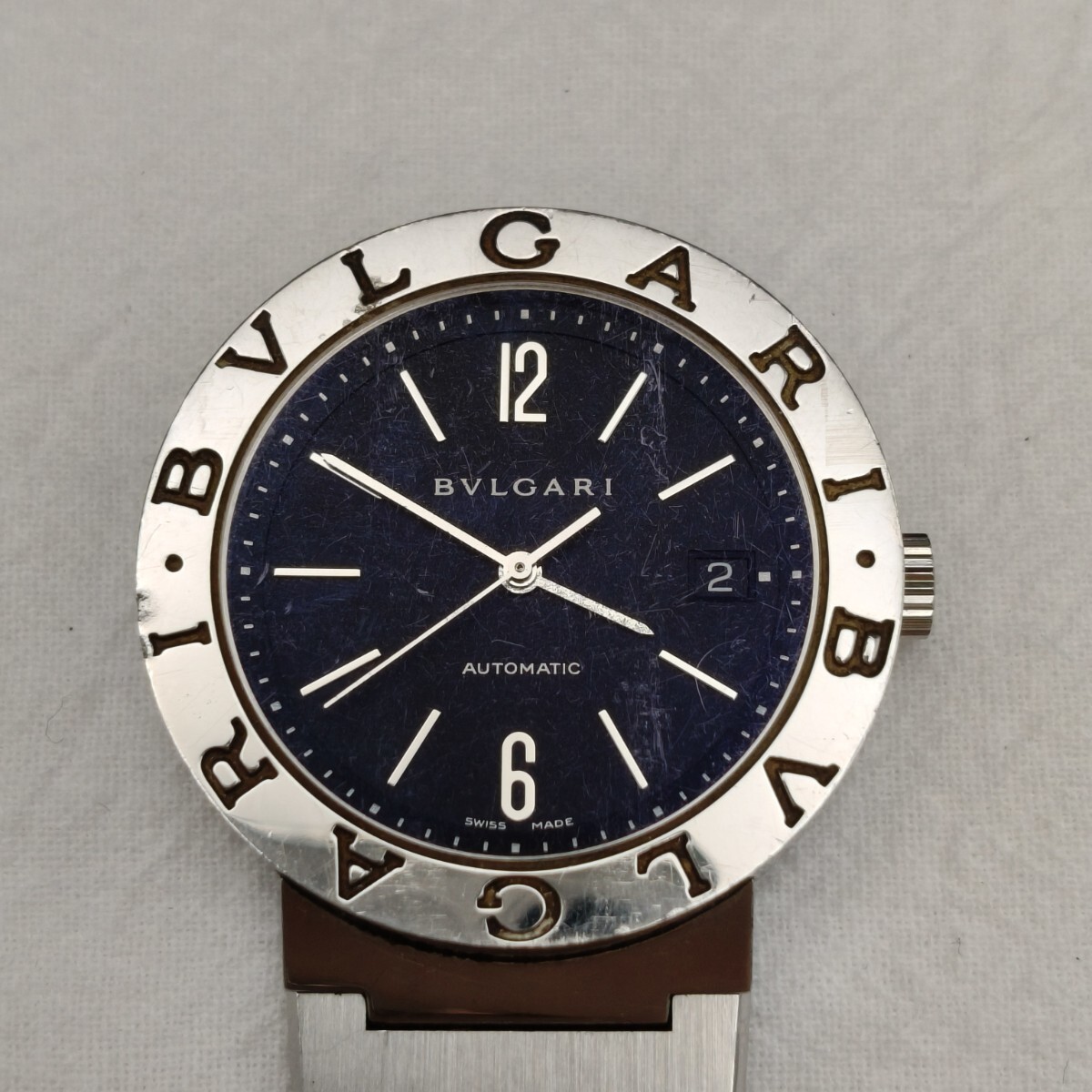 【１円スタート】BVLGARI ブルガリ BB38SS AUTO 自動巻き メンズ 腕時計 稼働品 箱・冊子付き