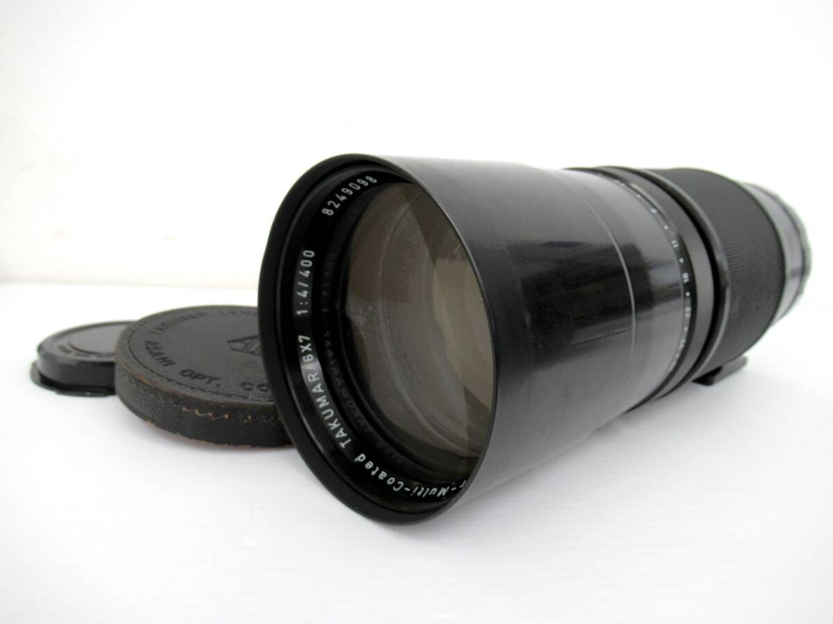 【ASAHI PENTAX/アサヒペンタックス】未④3//Super-Multi-Coated TAKUMAR/6×7 1:4/400mm
