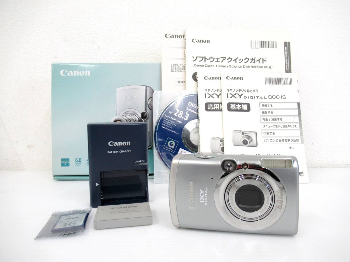【Canon/キヤノン】未⑤1//箱付/付属多数 CANON IXY DIGITAL 800IS