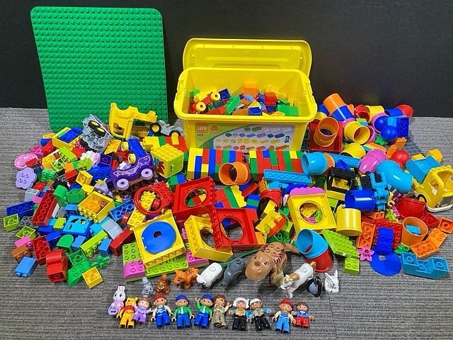 Y5673M LEGO レゴデュプロ レゴブロック 他 約8kg ミニフィグ 恐竜 馬 ディズニー プーさん ソフィア チューブ まとめ