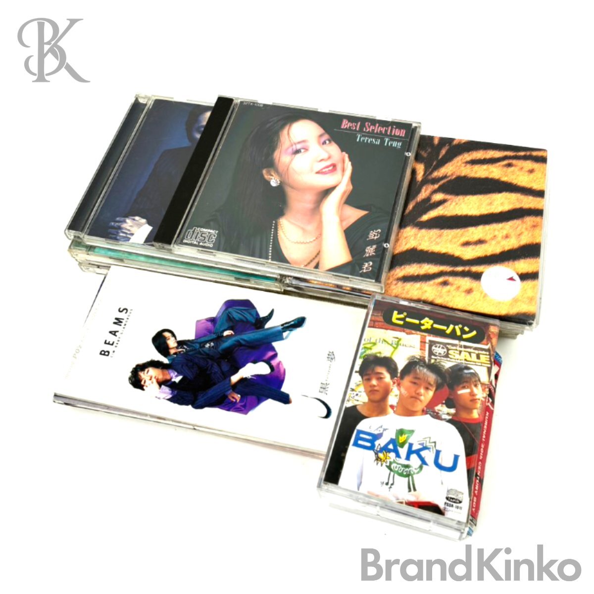 CD 13枚+カセットテープ 3枚 セット コンパクトディスク 短冊 音盤 レトロ J-POP ヴィンテージ 黒夢 テレサテン 等 ジャンク 中古 ＃