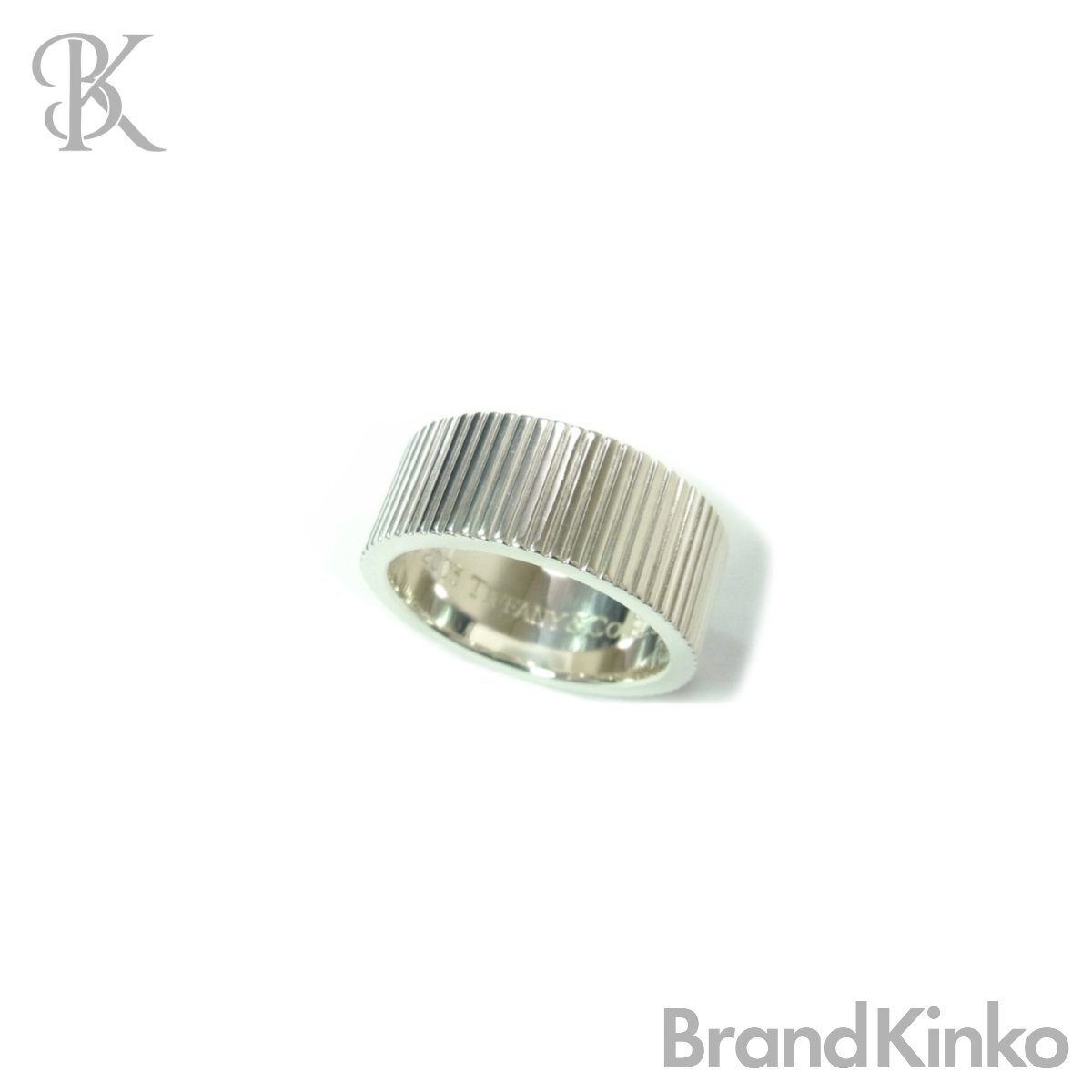 新品仕上げ済み ティファニー コインエッジ リング 925 シルバー サイズ約12.5号 総重量約8.8g アクセサリー 指輪 TIFFANY&Co. ◆