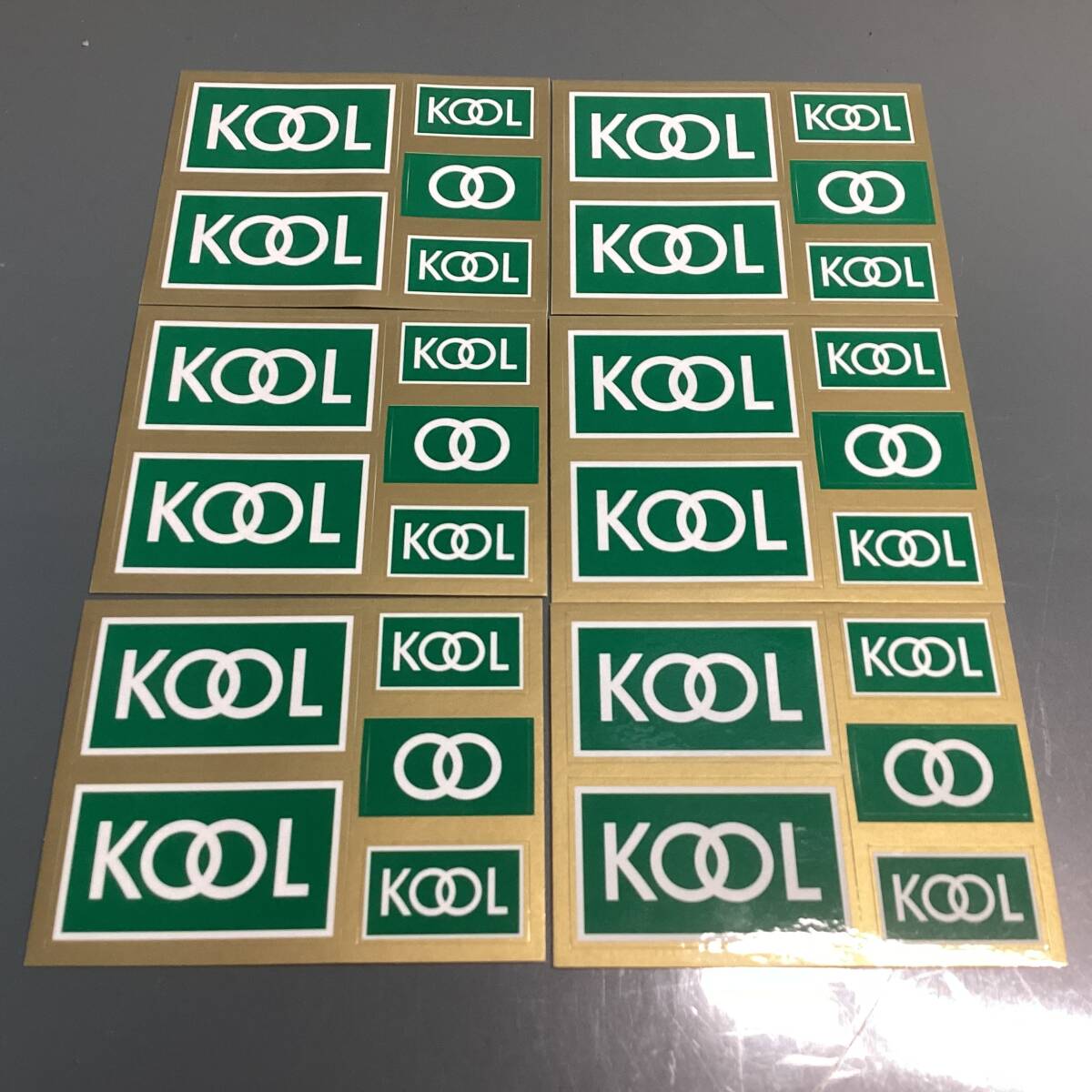 KOOL クール シール ステッカー 6枚セット たばこ 5cm × 6.5cm ノベルティ 非売品グッズ
