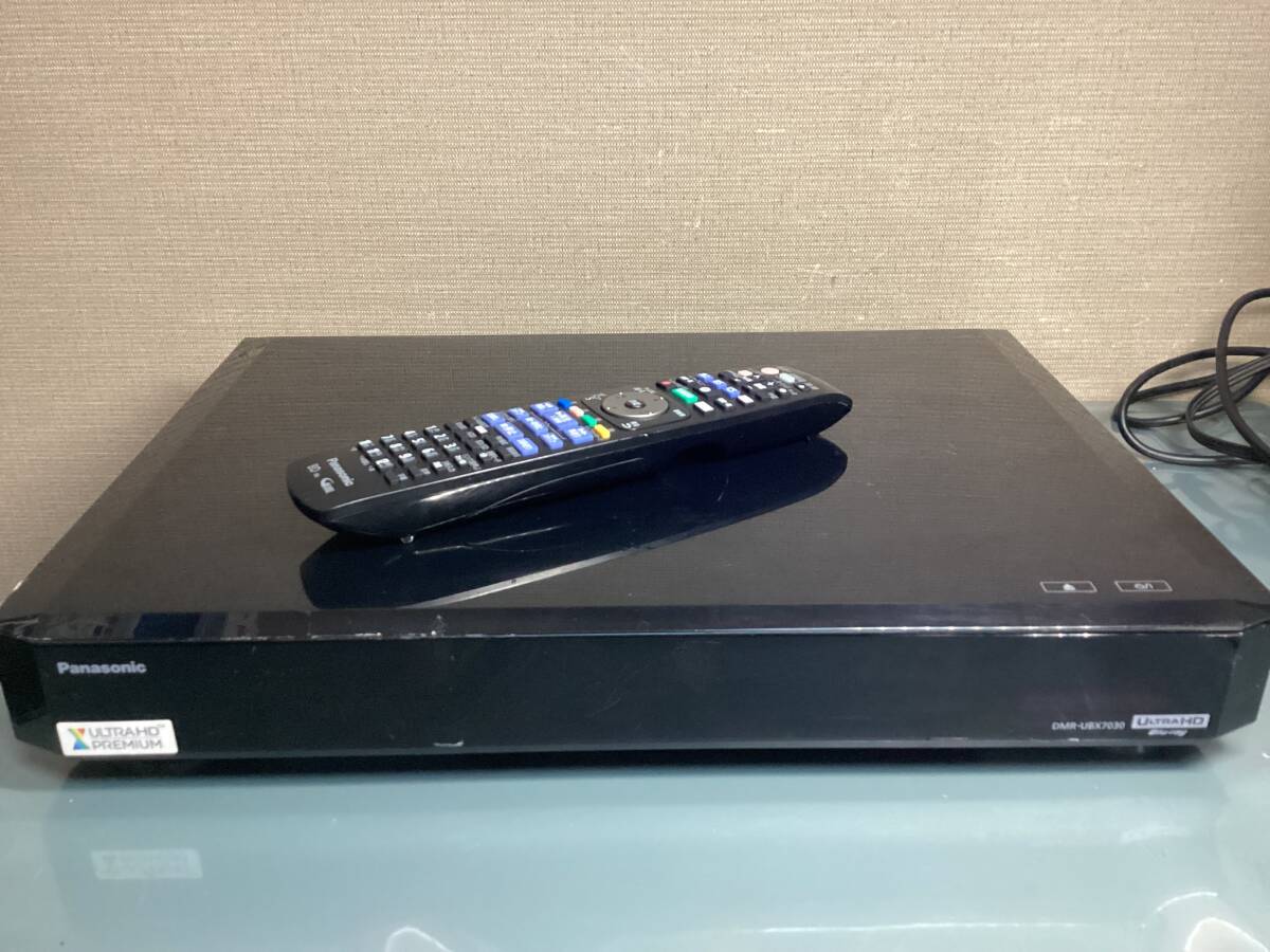 Panasonic パナソニック ブルーレイレコーダー DMR-UBX7030 リモコン付き N2QBYB000047 正常に起動しません ジャンク品