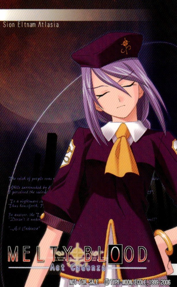 ★MELTY BLOOD　TYPE-MOON　非売品　微擦れ有★テレカ５０度数未使用mt_340
