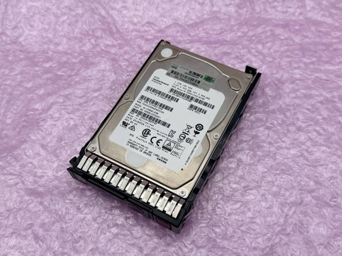 【動作確認済】HPE 2.5インチ SAS HDD 1.2TB 10K 12Gb/s 純正マウンタ付 EG001200JWJNK 876936-002 サーバー用